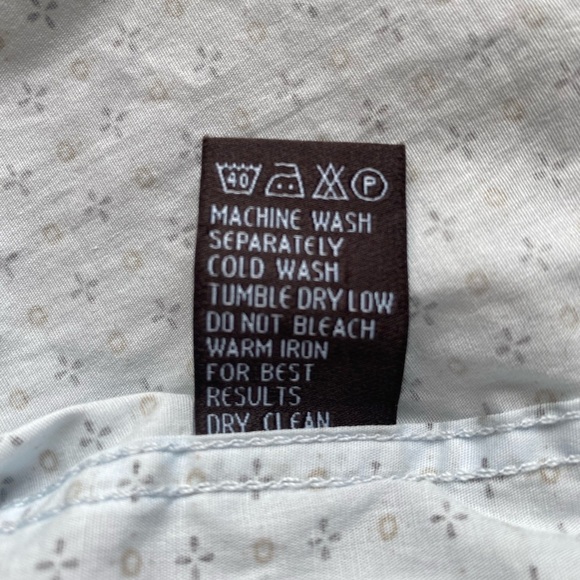 7 Diamond long sleeve snap closure mens SZ LRG - Picture 11 of 11